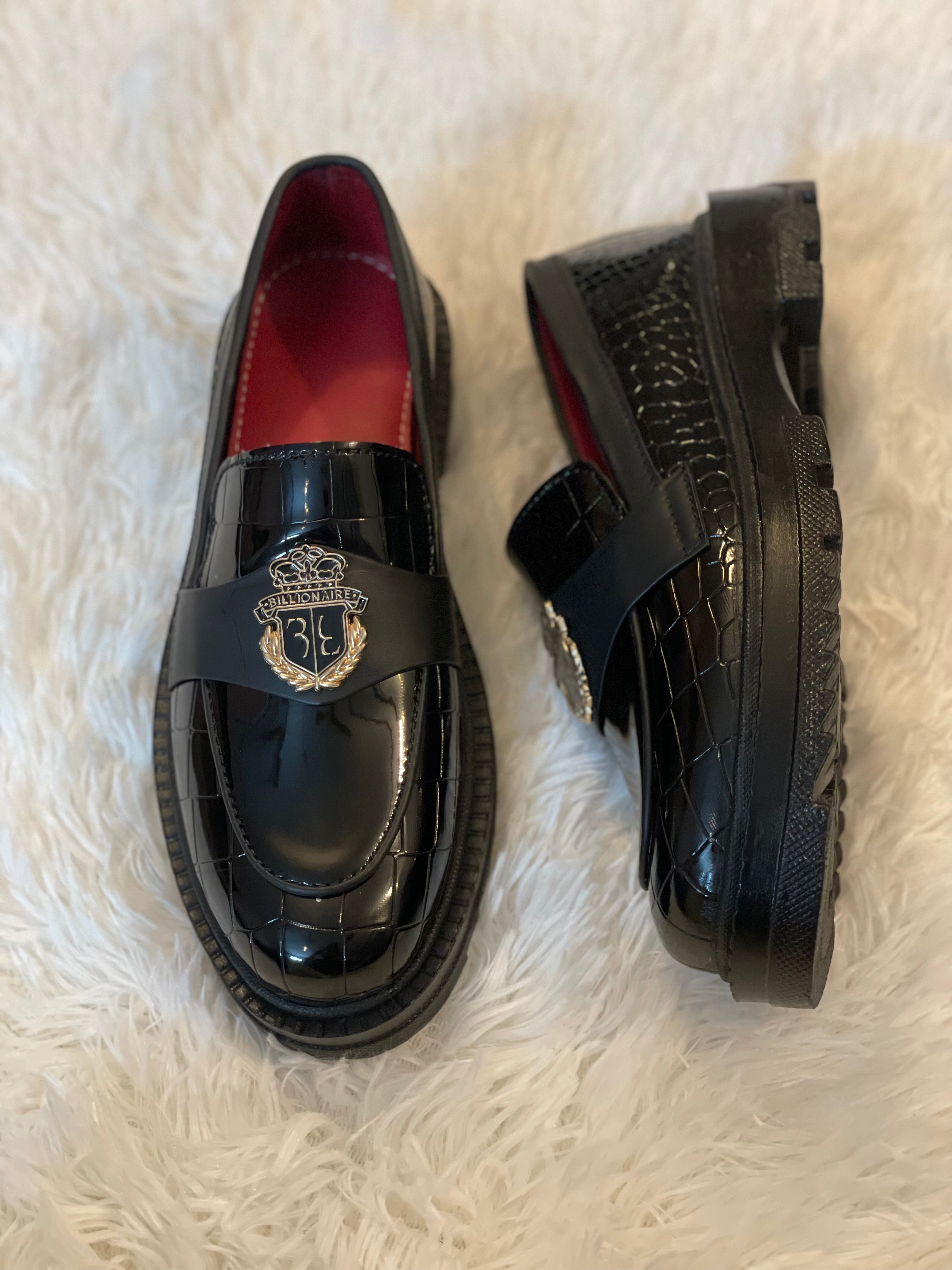 Chunky loafers billionaire