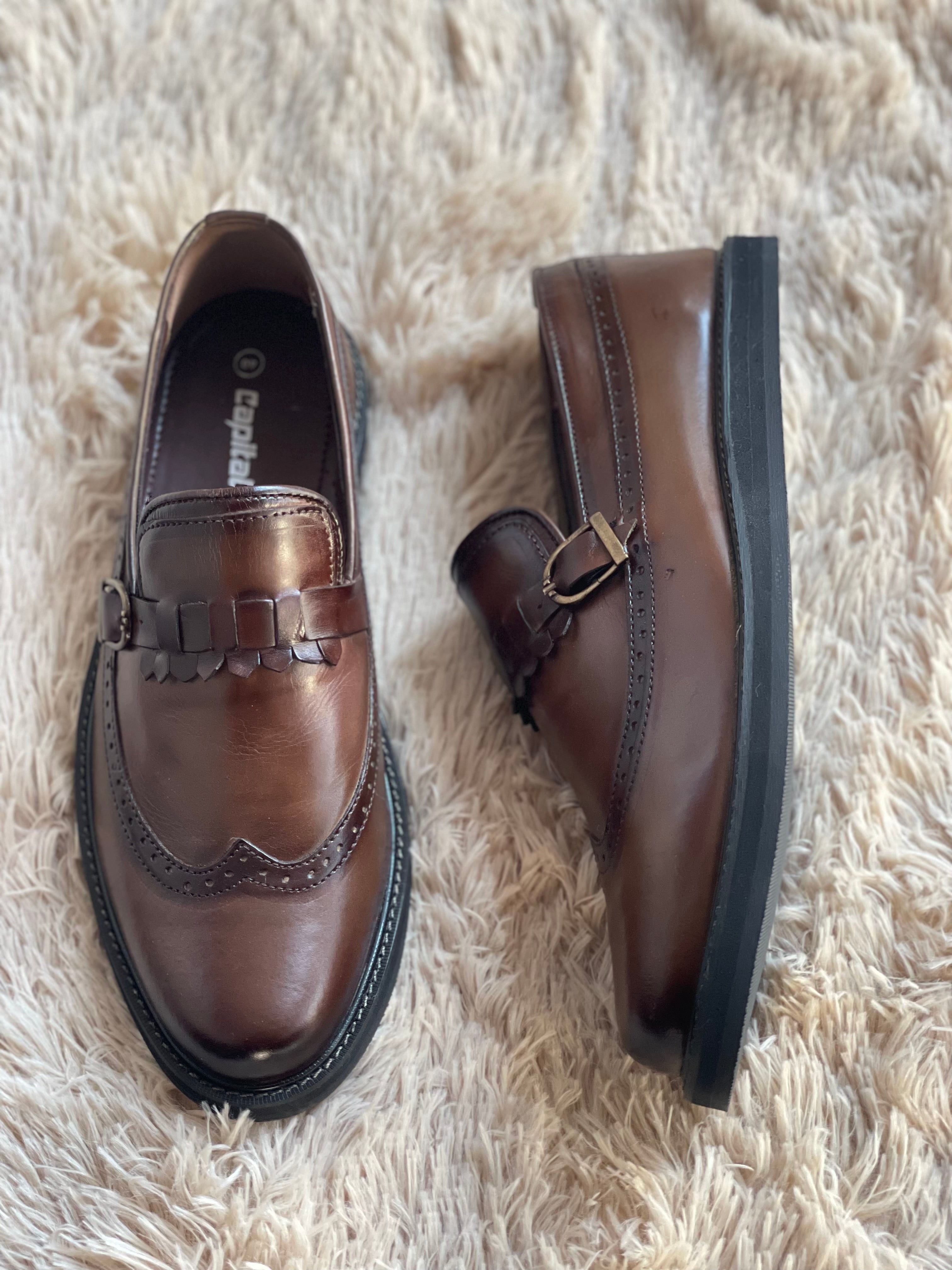 Oxford monk brown