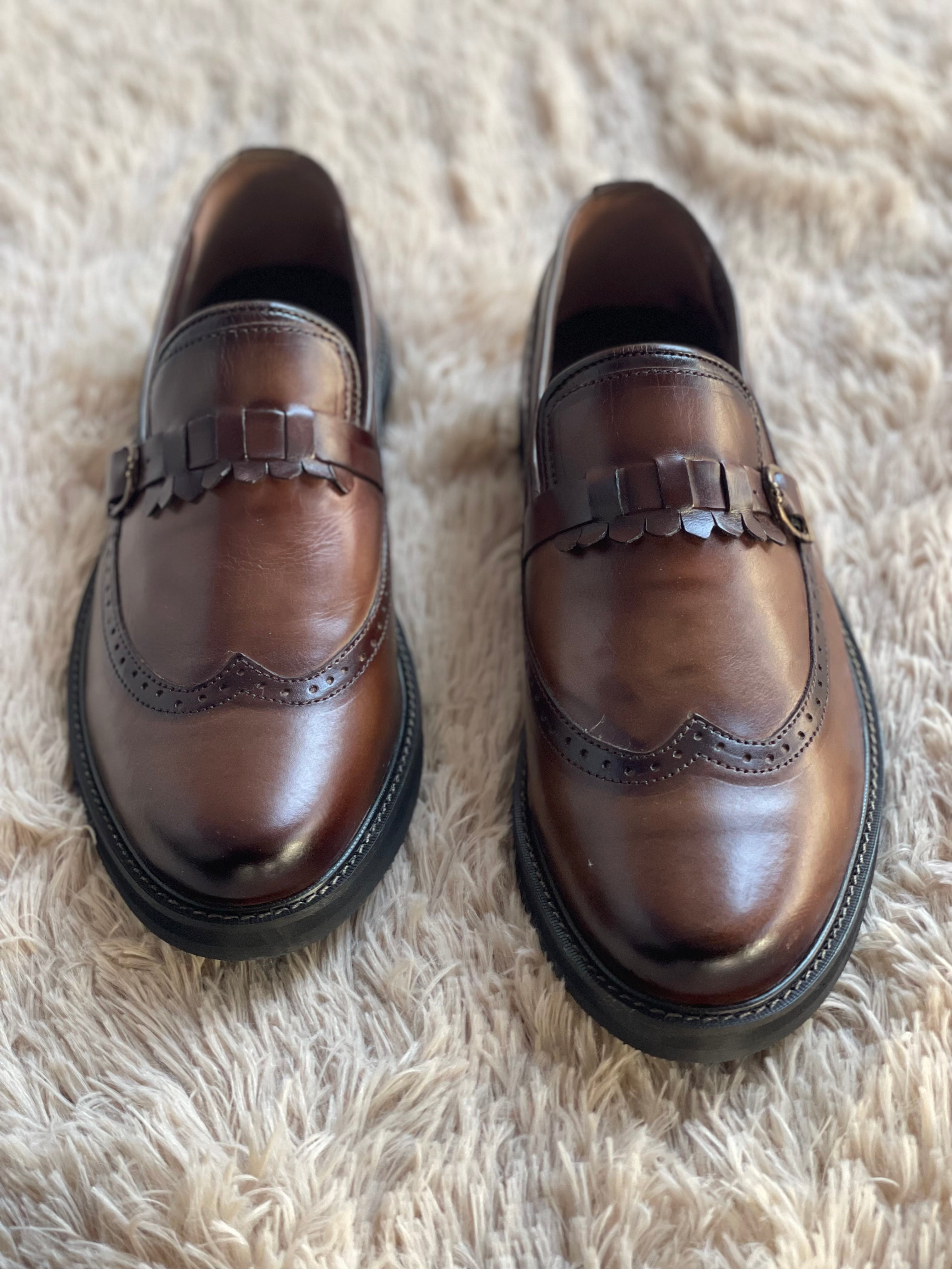 Oxford monk brown