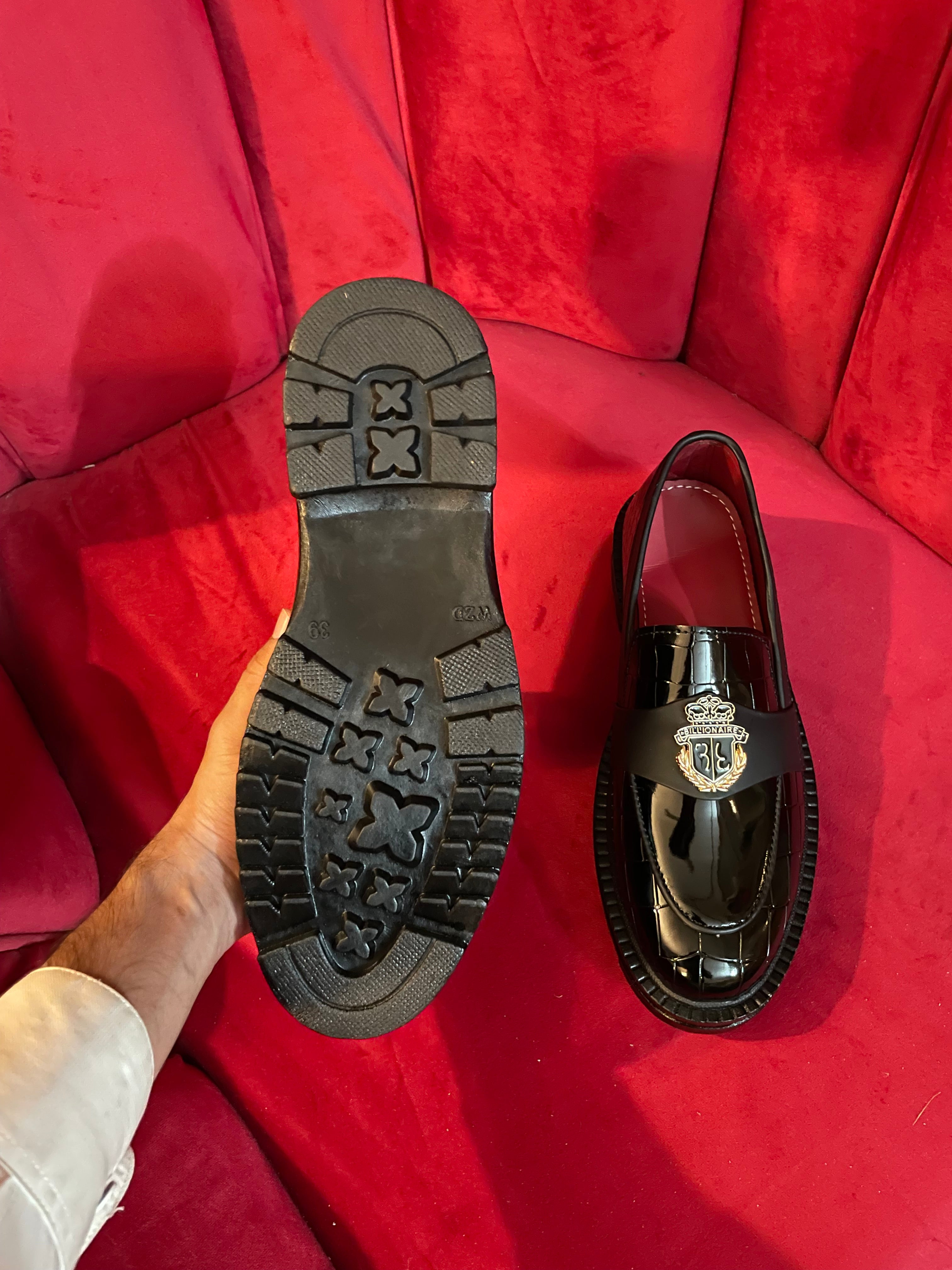 Chunky loafers billionaire