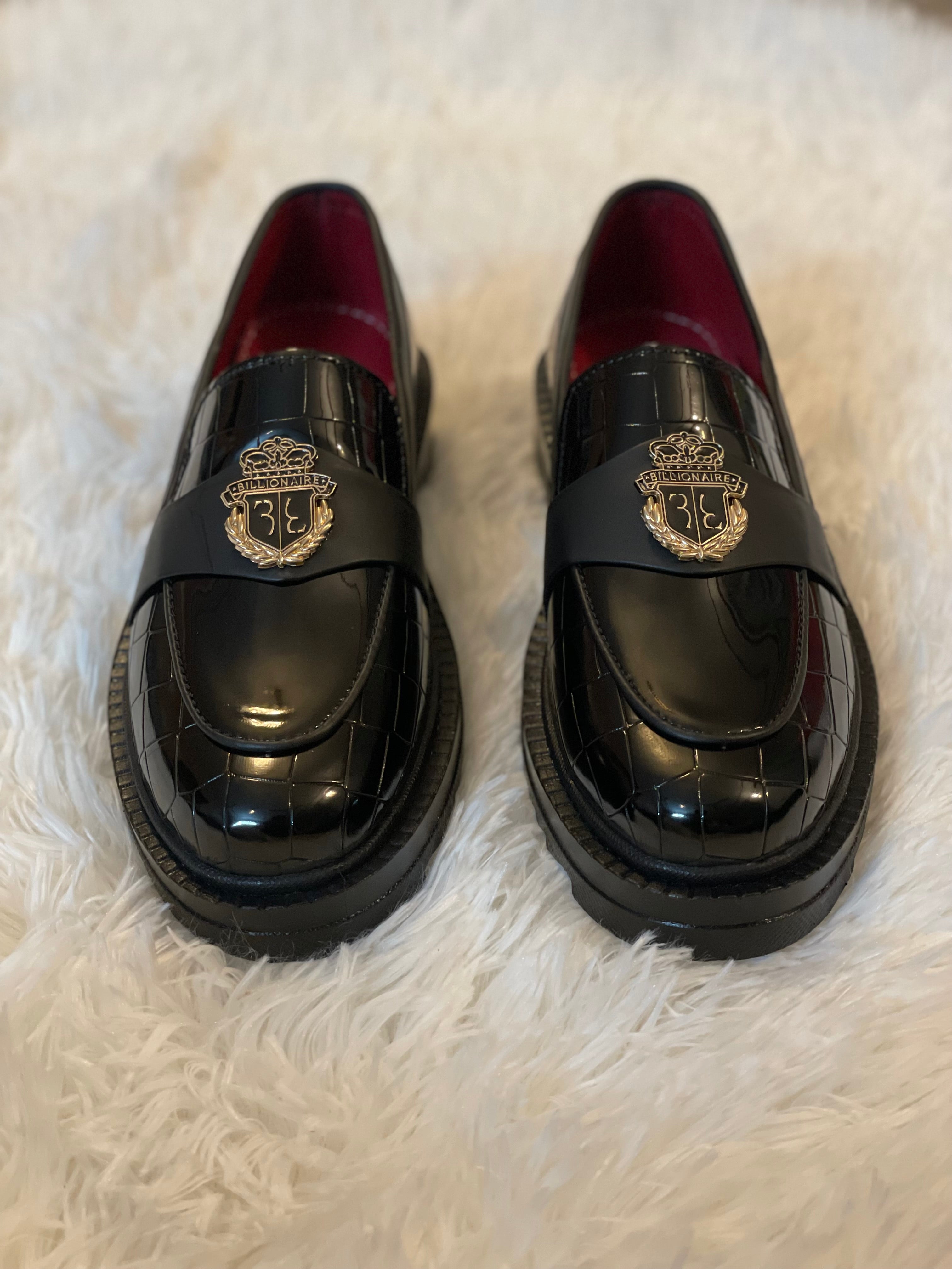Chunky loafers billionaire